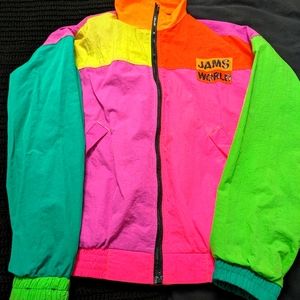Jams World Multicolor Vintage Windbreaker